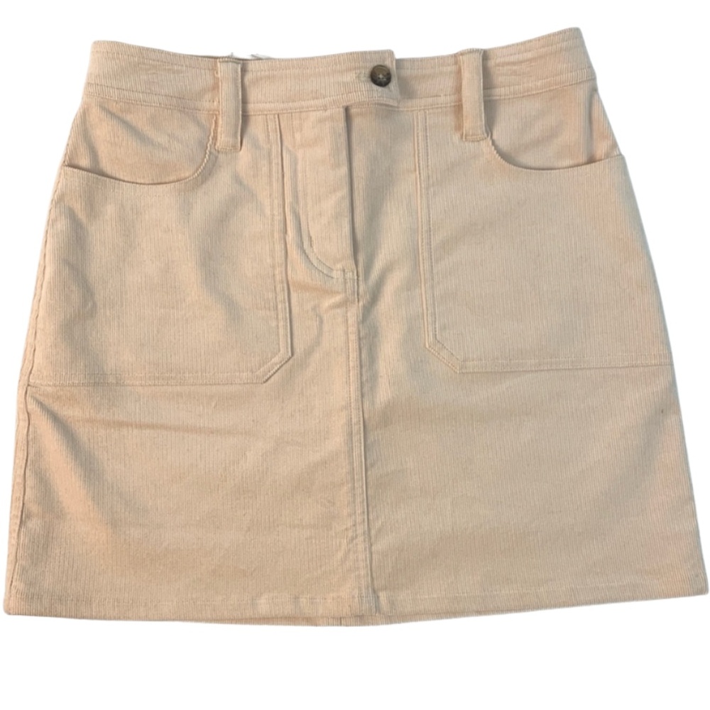 Boden Cavendish Corduroy Cotton Blush Mini Skirt 6P Cottagecore Vacation